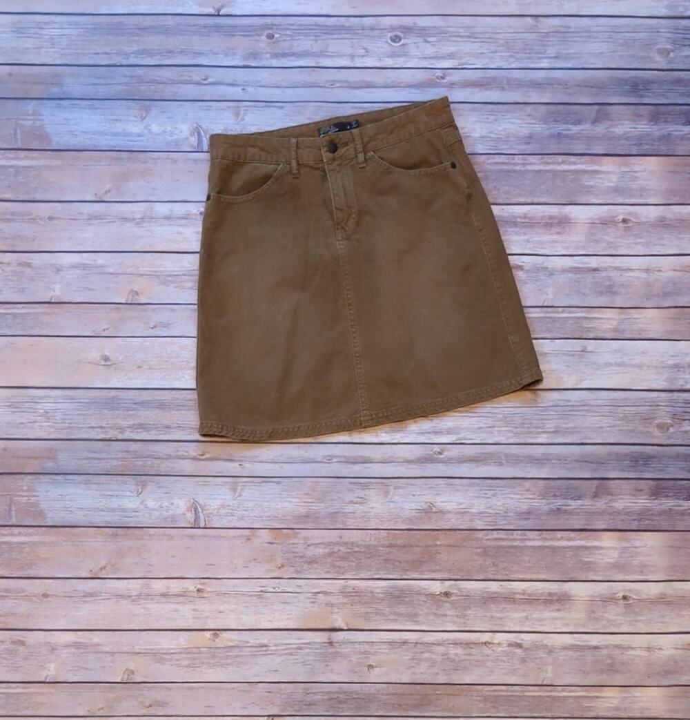 prAna Trista Corduroy Skirt in "Tortoise" -Size 4